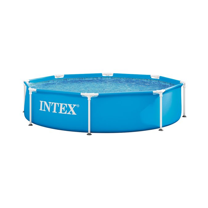 Каркасный бассейн Metal Frame 244 х 51 см, INTEX, 28205NP, Винил, 1828 л., Стальной каркас, Синий, Цветная коробка