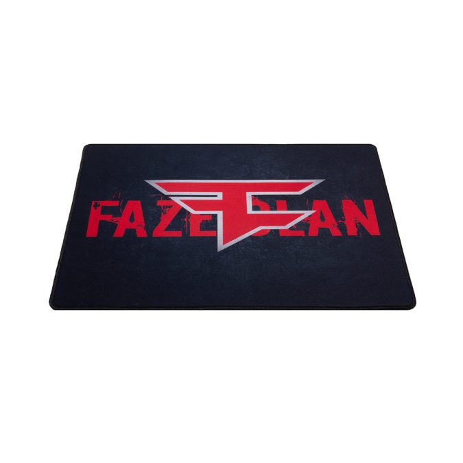 Коврик для компьютерной мыши, XG, Faze Clan, 400 x 450 x 4mm, Резиновая основа, Тканевая поверхность, Склеивание, Гладкая поверхность, Синий