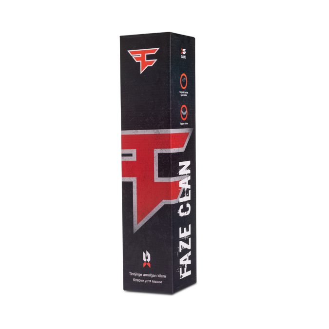 Коврик для компьютерной мыши, XG, Faze Clan, 400 x 450 x 4mm, Резиновая основа, Тканевая поверхность, Склеивание, Гладкая поверхность, Синий
