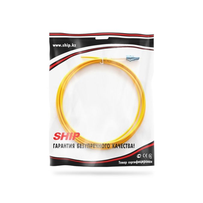 Пигтейл Оптический,, LC/UPC SM 9/125 0.9 мм 1.5 м, Жёлтый, LSZH, Пол. Пакет