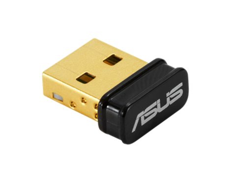 USB-адаптер беспроводного интерфейса Bluetooth, ASUS, USB-BT500, 2.4 ГГц, 3 Мбит/с, Bluetooth 5.0, USB 2.0
