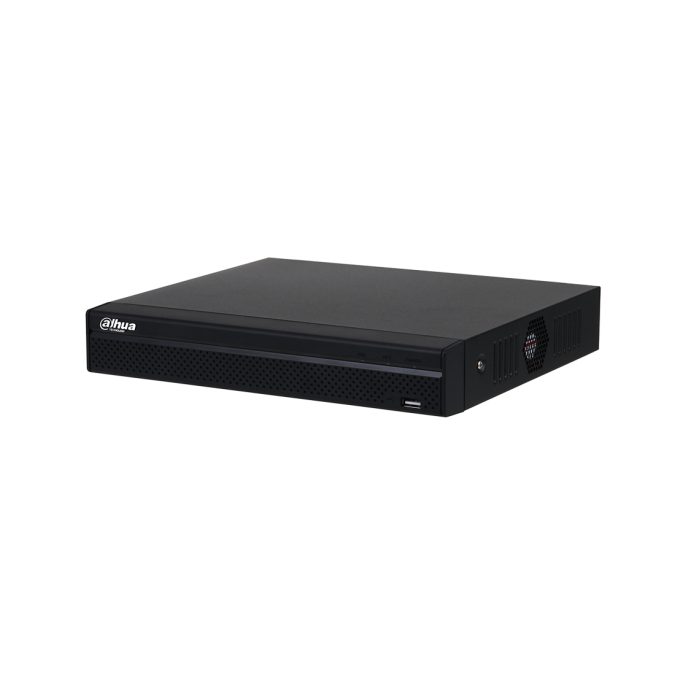Сетевой видеорегистратор, Dahua, DHI-NVR1108HS-S3/H, 8 каналов, макс. разрешение до 8 Мп (1 канал 8Мп 30к/сек или 4 канала 1080P 30к/сек), Выходы видео: 1 разъем HDMI, 1 разъем VGA, 2 USB2.0, 1 SATA до 8Tb, DC 12V/1,5A