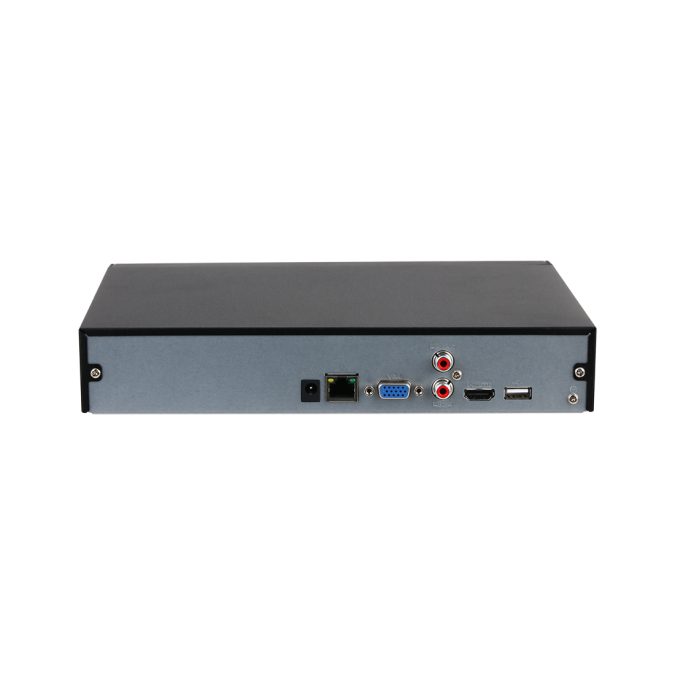 Сетевой видеорегистратор, Dahua, DHI-NVR1108HS-S3/H, 8 каналов, макс. разрешение до 8 Мп (1 канал 8Мп 30к/сек или 4 канала 1080P 30к/сек), Выходы видео: 1 разъем HDMI, 1 разъем VGA, 2 USB2.0, 1 SATA до 8Tb, DC 12V/1,5A