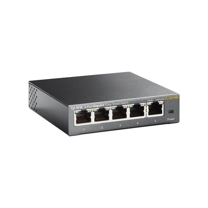 Коммутатор, TP-LINK, TL-SG105E, Easy Smart, 5 гигабитных портов