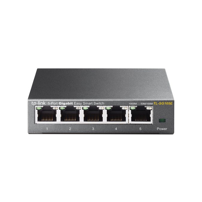 Коммутатор, TP-LINK, TL-SG105E, Easy Smart, 5 гигабитных портов