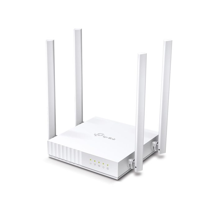Маршрутизатор, TP-Link, Archer C24, 5 ГГц: 433 Мбит/с (802.11ac), 2.4 ГГц: 300 Мбит/с (802.11n), AC750, 1 WAN порт 10/100М + 4 LAN порта 10/100М