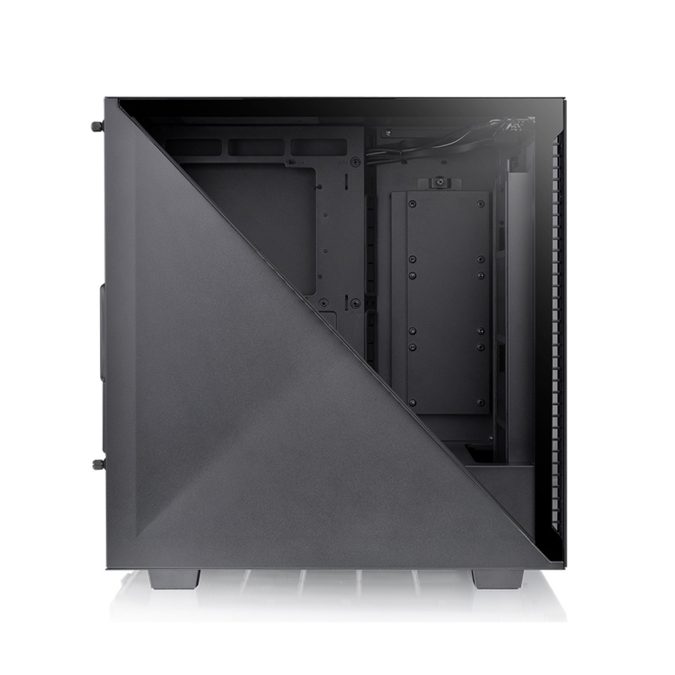 Компьютерный корпус, Thermaltake, Divider 300 TG, CA-1S2-00M1WN-00, Mid Tower, ATX/M-ATX/Mini-ITX, USB 3.0*2/3.2 Type C*1, HD-Audio, 1*120 мм Turbo fan, Высота процессорного куллера до 145 мм, Длина VGA до 360 мм, 2*3.5"/5*2.5", Сталь, Закаленное стекло*2, 475*220*461 мм, Без Б/П, Чёрный