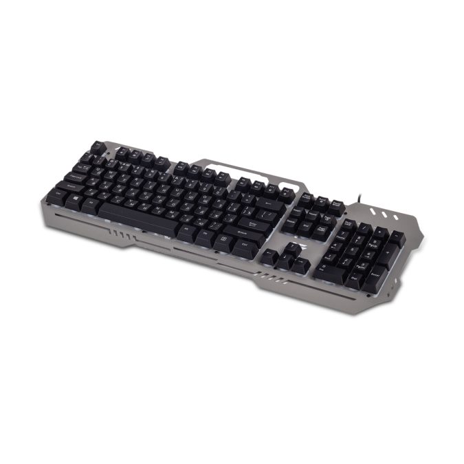 Клавиатура, XG, Wizard, Игровая, USB, Кол-во стандартных клавиш 104, Размер: 490*190,5*23,0 мм., Длина кабеля 1,5 метра, Защита от случайного пролива воды/кофе, Анг/Рус/Каз, Чёрный