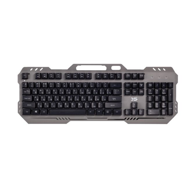 Клавиатура, XG, Wizard, Игровая, USB, Кол-во стандартных клавиш 104, Размер: 490*190,5*23,0 мм., Длина кабеля 1,5 метра, Защита от случайного пролива воды/кофе, Анг/Рус/Каз, Чёрный