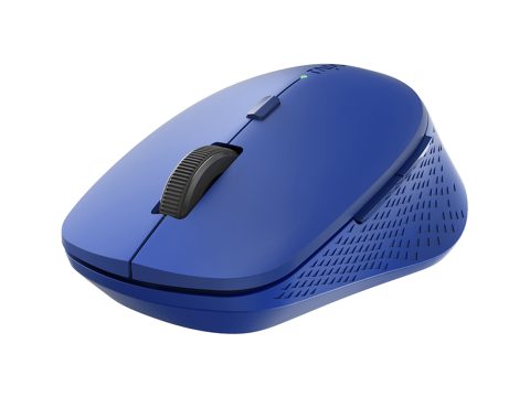 Компьютерная мышь, Rapoo, M300, Оптическая, колесо прокрутки,1600dpi, 2.4G, Bluetooth 3.0/4.0, Multi-mode, Беспроводной 2.4 ГГц, Эффективная дистанция 10 м., Батарейки в комплекте, До 12 месяцев на одном заряде батареек, Синий
