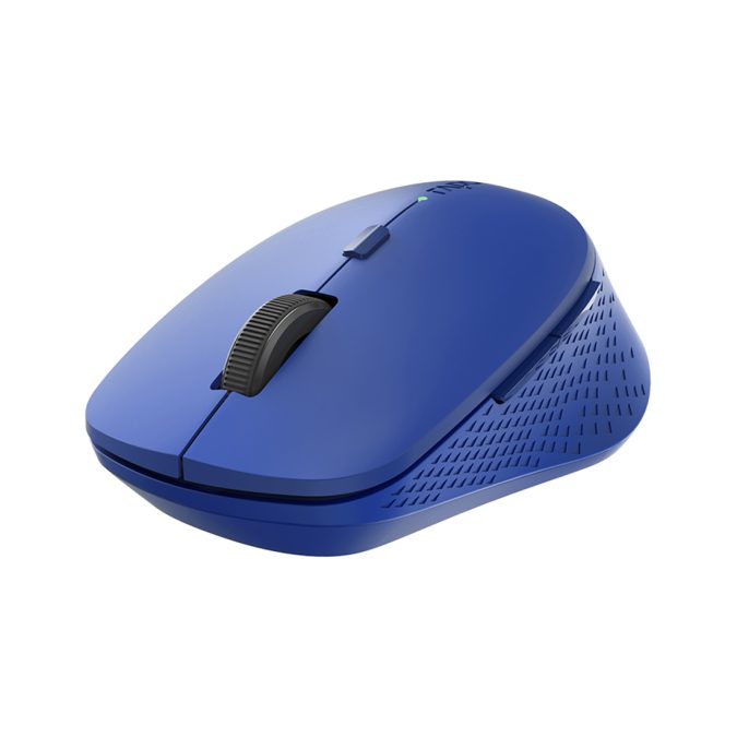 Компьютерная мышь, Rapoo, M300, Оптическая, колесо прокрутки,1600dpi, 2.4G, Bluetooth 3.0/4.0, Multi-mode, Беспроводной 2.4 ГГц, Эффективная дистанция 10 м., Батарейки в комплекте, До 12 месяцев на одном заряде батареек, Синий