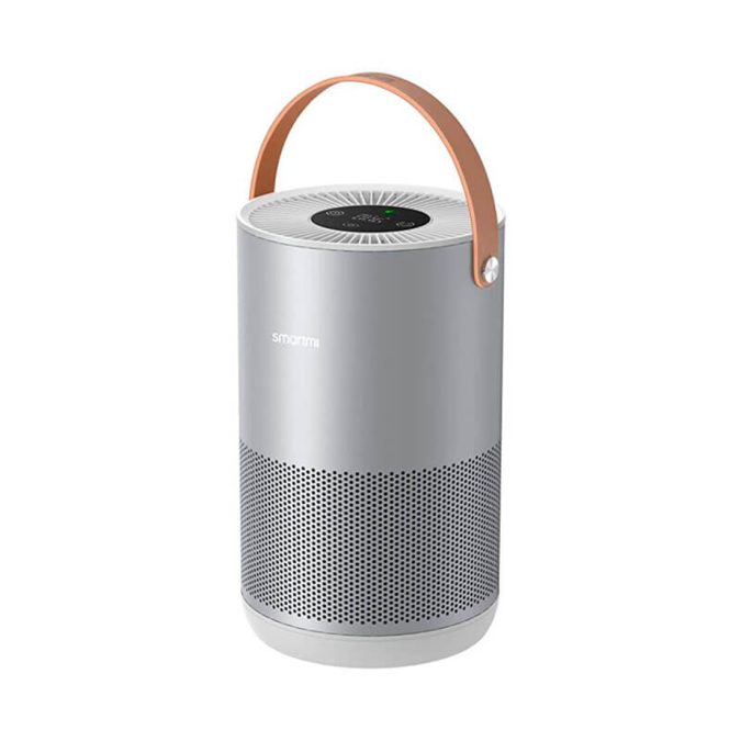 Очиститель воздуха, Smartmi, Air Purifier P1 (ZMKQJHQP12), Трехслойная очистка, Дисплей, Обслуживаемая площадь 48 м, Мощность очистки 220 м/ч, Уровень шума 50 дБа, Серебристый