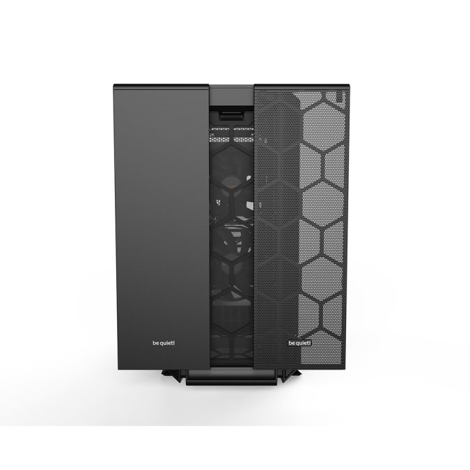 Компьютерный корпус, Bequiet!, Silent Base 802, BGW39, Mid Tower, E-ATX/ATX/M-ATX/Mini-ITX, USB 3.2 Type-C*1, USB 3.2 Type-A*2, Hd Audio/Mic, 3*140 мм Pure Wings 2, Высота процессорного куллера до 185 мм, Длина VGA до 432 мм, 3*3.5"/7*2.5", Сталь/Пластик, Закаленное стекло, 539*281*553 мм, Без Б/П, Черный