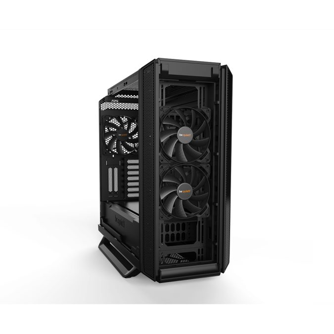 Компьютерный корпус, Bequiet!, Silent Base 802, BGW39, Mid Tower, E-ATX/ATX/M-ATX/Mini-ITX, USB 3.2 Type-C*1, USB 3.2 Type-A*2, Hd Audio/Mic, 3*140 мм Pure Wings 2, Высота процессорного куллера до 185 мм, Длина VGA до 432 мм, 3*3.5"/7*2.5", Сталь/Пластик, Закаленное стекло, 539*281*553 мм, Без Б/П, Черный
