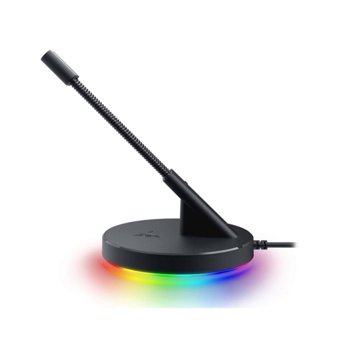 Держатель провода мыши, Razer, Mouse Bungee V3 Chroma, RC21-01520100-R3M1, Пластик, Нескользящие ножки, Подсветка основания Razer Chroma, Черный