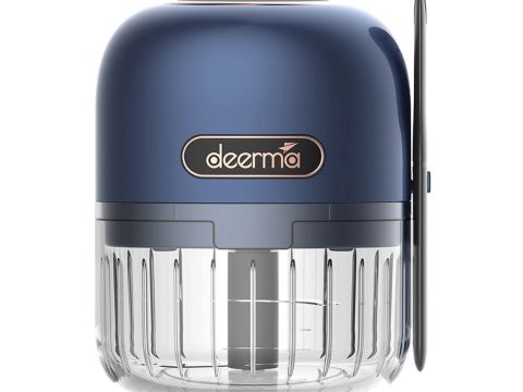 Беспроводной измельчитель, Deerma, JS100, Беспроводной и компактный, 28000 об/мин, Объем чаши 150 мл, Емкость аккумулятора 1500 мАч, Зарядка через USB-Type C, Время зарядки до 2 часов, 30 циклов работы от одного заряда, Контроль степени измельчения, ABS-пластик