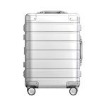 Чемодан, Xiaomi, Metal Carry-on Luggage 20", XNA4106GL, Алюминиевый сплав, 4,2 кг, Колеса с углом вращения 360 градусов для плавности и маневренности, Ручка с 4 уровнями высоты, Двойной TSA-замок, Серебристый