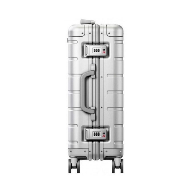 Чемодан, Xiaomi, Metal Carry-on Luggage 20", XNA4106GL, Алюминиевый сплав, 4,2 кг, Колеса с углом вращения 360 градусов для плавности и маневренности, Ручка с 4 уровнями высоты, Двойной TSA-замок, Серебристый