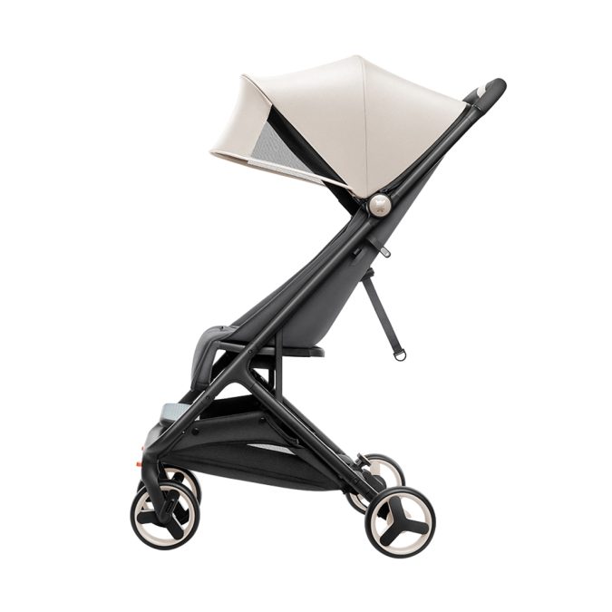 Детская коляска, Qborn, MITU, Folding Baby Stroller, Прогулочная, Складная конструкция, Защита от солнца UPF50+, Максимальная нагрузка 15кг, Бежевый