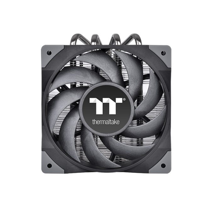 Кулер для процессора,Thermaltake, Toughair 110 CPU, CL-P073-AL12BL-A, Intel LGA 1700/1200/1156/115x и AMD AM4/AM3+/AM3/AM2+/AM2/FM2/FM1, TDP 140W, 120мм вентилятор, 500-2000 об.мин, 58.35 CFM, 23.6 dB(A), 4pin, 137.7x123.6x114.1мм, Серебристый