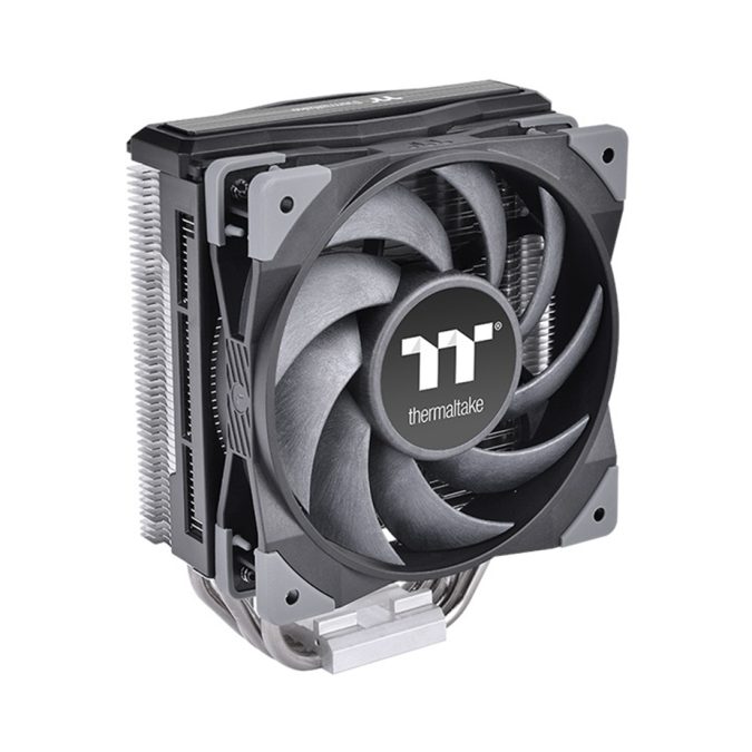 Кулер для процессора,Thermaltake, Toughair 310 CPU, CL-P074-AL12BL-A, Intel LGA 1700/1200/1156/115x и AMD AM4/AM3+/AM3/AM2+/AM2/FM2/FM1, TDP 170W, 120мм вентилятор, 500-2000 об.мин, 4pin, 58.35 CFM, 23.6 dB(A), 123.6x71.7x159.5мм, Серебристый