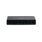 Коммутатор, Dahua, DH-PFS3008-8GT-L, Неуправляемый, 8x RJ45 (10/100/1000M). Коммутационная способность	16 Гбит/с, Питание: DC 5В/1А. -10 ~ +55C. 125x65x22 мм.