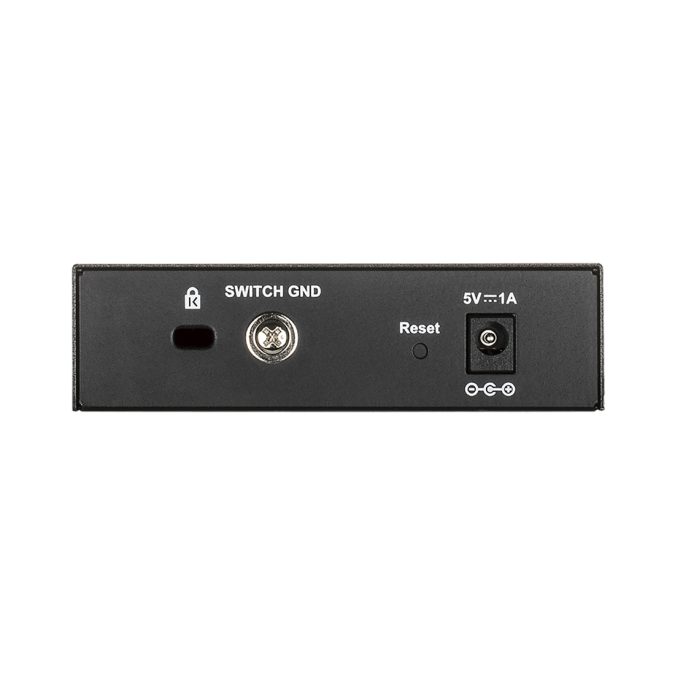 Коммутатор, D-Link, DGS-1100-05V2/A1A, Настраиваемый, 5 портов 10/100/1000 Mбит/с, Корпус металл, Комплект для монтажа на стену