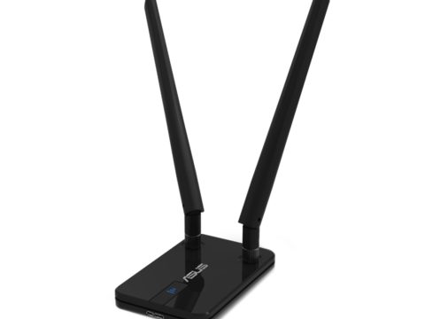 Сетевой адаптер, ASUS, USB-AC58, 802.11a/b/g/n/ac, WI-FI5 AC1300, 2 внешних антенны, USB-кабель