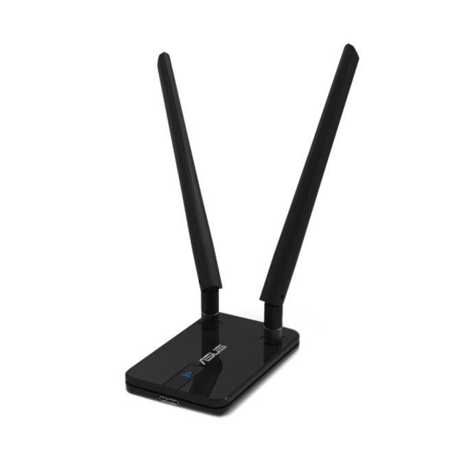 Сетевой адаптер, ASUS, USB-AC58, 802.11a/b/g/n/ac, WI-FI5 AC1300, 2 внешних антенны, USB-кабель