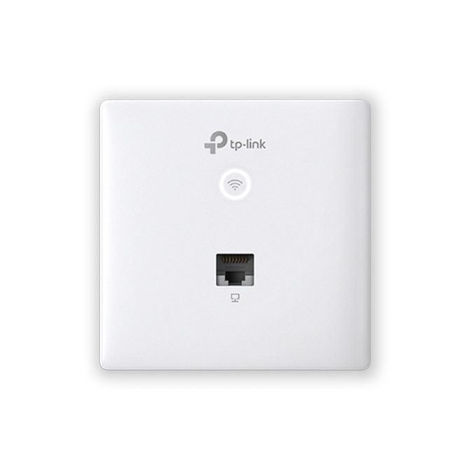 Wi-Fi точка доступа, TP-Link, EAP230-WALL, Omada AC1200, Встраиваемая в стену, 802.11b/g/n/ac, MUMIMО, 2 порта 10/100/1000T, 802.3af/802.3at PoE, MU-MIMO