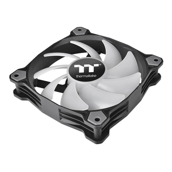 Кулер для компьютерного корпуса,Thermaltake, Pure A12 LED, CL-F109-PL12BU-A, LED Blue 120мм вентилятор, 500-1500 об.мин, 56.45 CFM, 25.8 dB(A), 4pin PWM, 120х120х25мм, Чёрный
