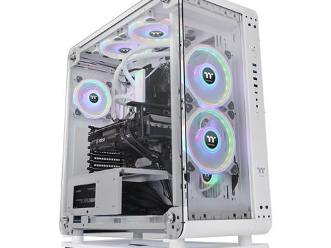 Компьютерный корпус, Thermaltake, Core P6 TG Snow, CA-1V2-00M6WN-00, Mid Tower, ATX/M-ATX/Mini-ITX/CEB, Type-C*1, USB 3.0*2, USB 2.0*2, HD Audio, Высота процессорного куллера до 180мм, Длина VGA до 458мм, 4*3,5"/8*2,5", Сталь, 3*Закаленное стекло 4мм, 565*255*530мм, Без Б/П, Белый