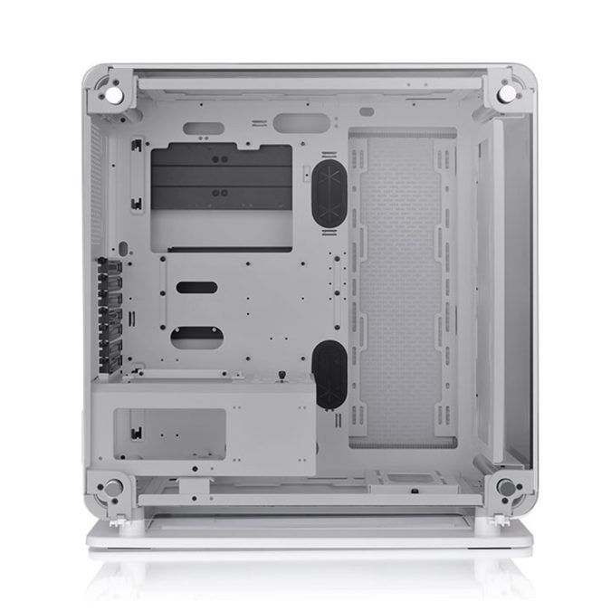 Компьютерный корпус, Thermaltake, Core P6 TG Snow, CA-1V2-00M6WN-00, Mid Tower, ATX/M-ATX/Mini-ITX/CEB, Type-C*1, USB 3.0*2, USB 2.0*2, HD Audio, Высота процессорного куллера до 180мм, Длина VGA до 458мм, 4*3,5"/8*2,5", Сталь, 3*Закаленное стекло 4мм, 565*255*530мм, Без Б/П, Белый