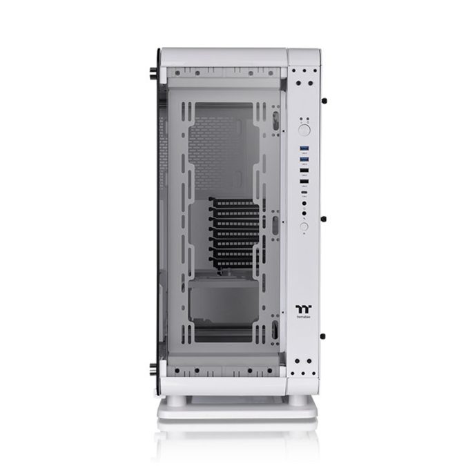 Компьютерный корпус, Thermaltake, Core P6 TG Snow, CA-1V2-00M6WN-00, Mid Tower, ATX/M-ATX/Mini-ITX/CEB, Type-C*1, USB 3.0*2, USB 2.0*2, HD Audio, Высота процессорного куллера до 180мм, Длина VGA до 458мм, 4*3,5"/8*2,5", Сталь, 3*Закаленное стекло 4мм, 565*255*530мм, Без Б/П, Белый