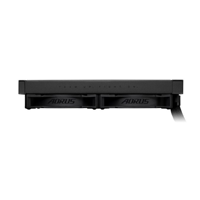 Кулер для процессора, Gigabyte, GP-AORUS WATERFORCE X 240 (4719331552145), Intel 2066, 2011, 1366, 115x, 1200, 1700, AMD sTRX4, TR4, AM5, AM4, 2*120мм ARGB вентилятора, 800~2500 об/мин +/-10%, Воздушный поток 16.92~60.07 фут/мин, TDP 240 Вт, Чёрный