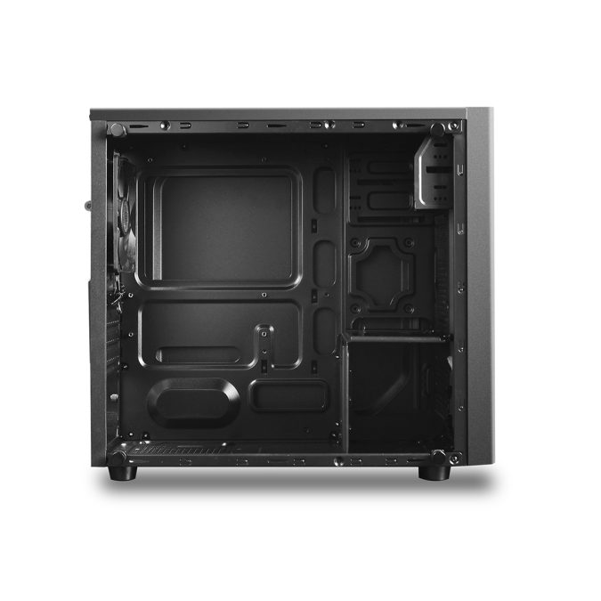 Компьютерный корпус, Deepcool, MATREXX 30 DP-MATX-MATREXX30, Mini-ITX/Micro ATX, USB 3.0/2.0, HD-Audio+Mic, Кулер 1*120мм, Высота процессорного кулера до 151мм, Длина VGA до 250мм, 1*5,25" (для Mini-ITX) /2*3.5"/2*2.5", Толщина 0,5мм, 405.8x193x378.2мм, Без Б/П, Чёрный