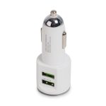 Автомобильное зарядное устройство, LDNIO, DL-C29, 2*USB(3.4A), Кабель Lightning (Iphone) 1м, Белый