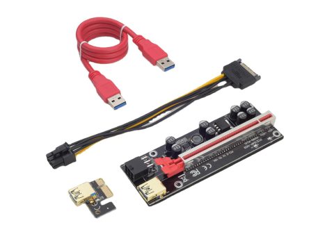 Плата расширения, X-Game, R-010s Lan, два 6-контактных и 4-контактный разъем, USB-кабель (60 см) красный, Вес 100 г/шт., Напряжение 3 В, 8 конденсаторов, Позолоченный USB, Прорезь для металлического щита, Лампы для скачек, Сумка на молнии из ПВХ