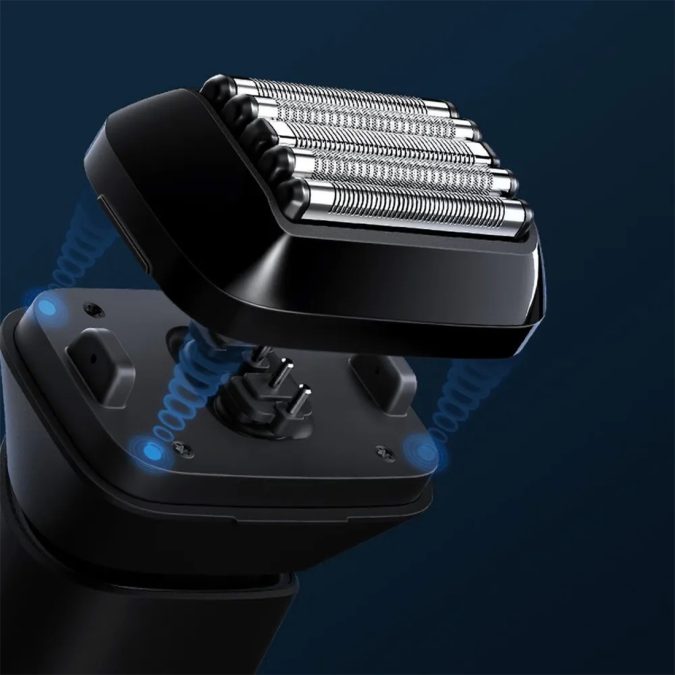 Сменная головка для электробритвы с 5 лезвиями, Xiaomi, 5-Blade (BHR5266GL), Сеточная, IPX7, Магнитное крепление, Черный