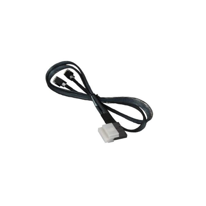 Кабель интерфейсный Slimline SAS x8 to 2x Mini SAS HD, Supermicro, CBL-SAST-0826, SLIMLINE SAS x8 (LE) to 2x MINI SAS HD,INT,70CM,32AWG,