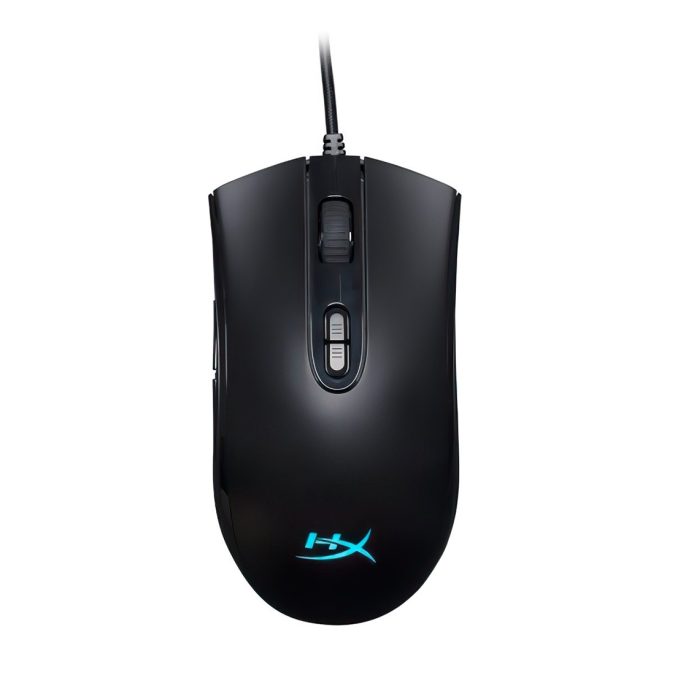Компьютерная мышь, HyperX, 4P4F8AA, HX-MC004B, Pulsefire Core Gaming, Игровая, Оптическая 3200dpi, 7 кнопок, RGB, Проводная, USB, Чёрная