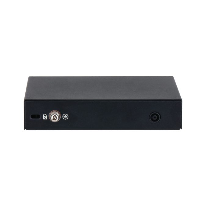 Коммутатор, Dahua, DH-PFS3006-4GT-60, 6-портовый неуправляемый настольный гигабитный коммутатор с 4-портовым PoE