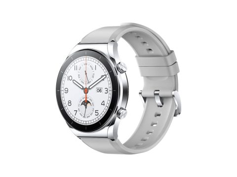Смарт часы, Xiaomi, Watch S1, M2112W1 / BHR5560GL, Дисплей 1.43" AMOLED HD, Разрешение 466 x 466, Водонепроницаемые (5 АТМ), GPS+GLONASS, Galileo, BDS, QZSS, Батарея 470 мАч, Вес 52 гр, Серебристый