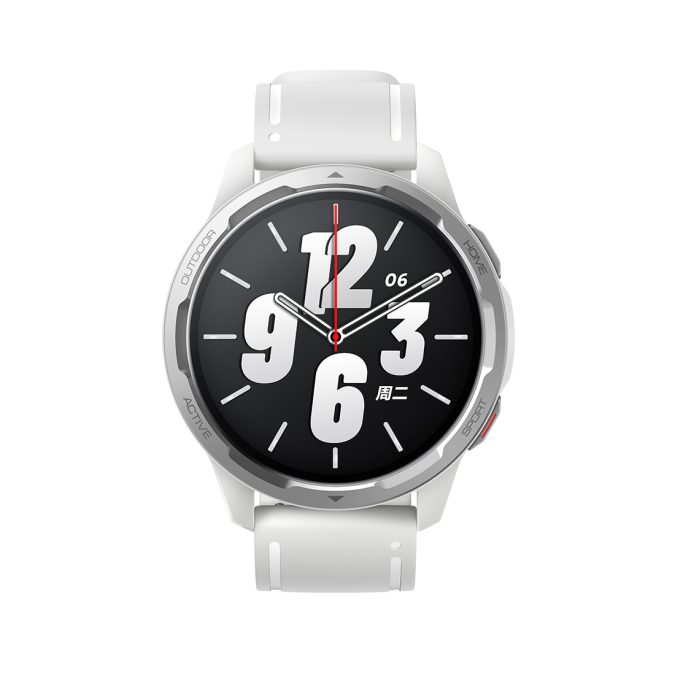 Смарт часы, Xiaomi, Watch S1 Active Moon White, M2116W1 / BHR5381GL, Дисплей 1.43" AMOLED, Разрешение 466 x 466, Водонепроницаемые (5 АТМ), GPS+GLONASS, Galileo, BDS, Батарея 470 мАч, Вес 36 гр, Белый