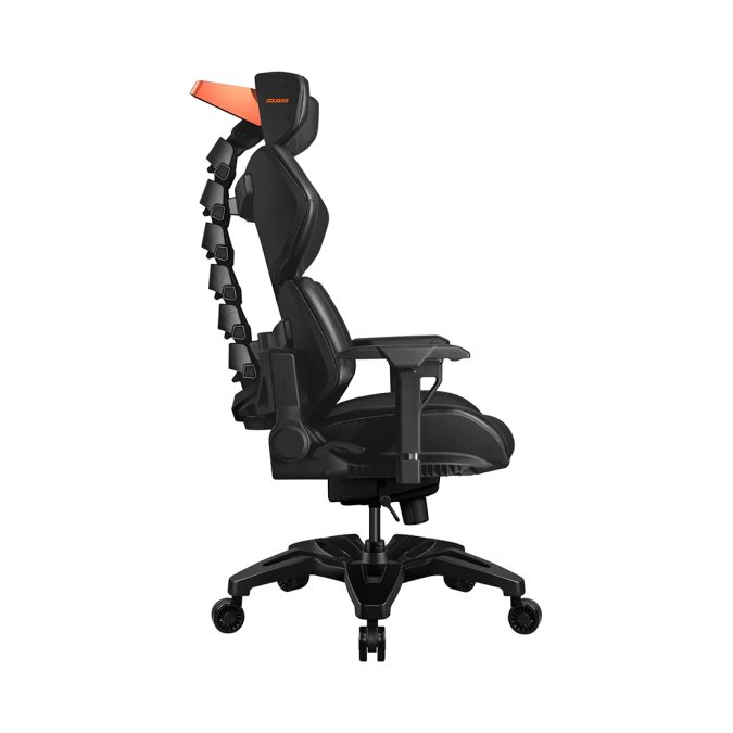 Игровое компьютерное кресло, Cougar, TERMINATOR, Hyper-Dura экокожа, (Ш)79*(Г)66.7*(В)129.5 (137.5) см, Чёрный