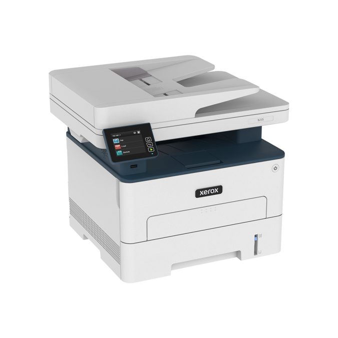 Монохромное МФУ, Xerox, B235DNI, B235V_DNI, Лазерное , А4, 34 стр./мин., Подача 251 лист, Односторонний автоподатчик документов, до 23 изобр./мин., Сенсорный дисплей 2.8", 1 ГГц CPU, 512 МБ RAM, USB 2.0, Ethernet 10/100, Wi-Fi