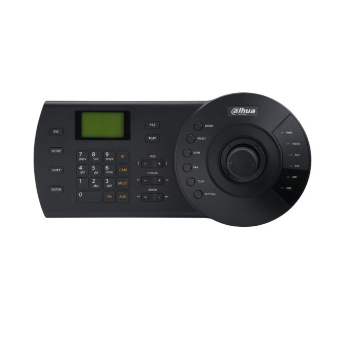 Контрольная сетевая клавиатура, Dahua, DHI-NKB1000-E (100В), Джойстик 3-осевой джойстик
