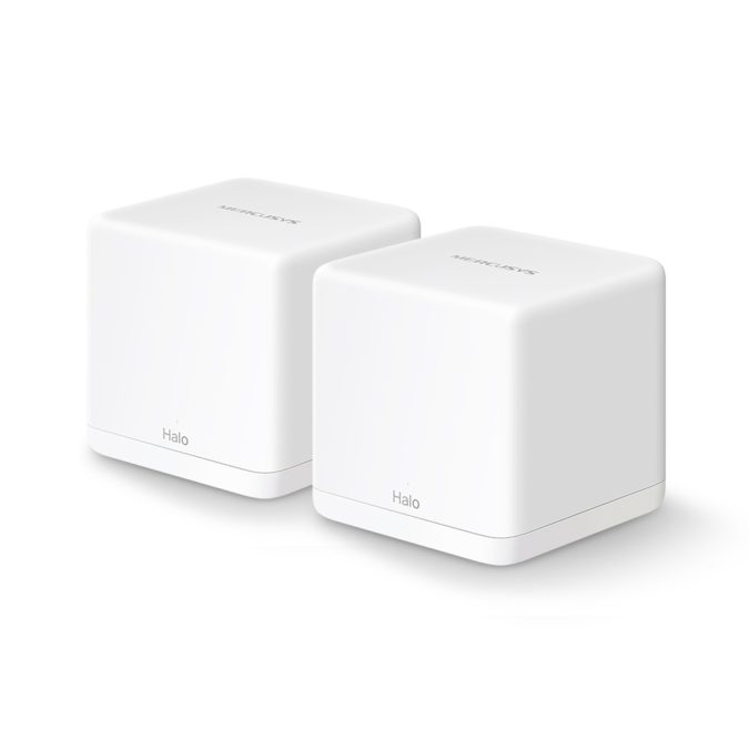 Маршрутизатор, Mercusys, Halo H30G(2-pack), Wi-Fi 5, 802.11a/b/g/n/ac, 2,4 ГГц/5 ГГц, AC1300, 2 порта 10/100/1000M WAN/LAN, Домашняя Mesh Wi-Fi система (2 модуля в комплекте)