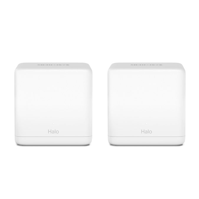 Маршрутизатор, Mercusys, Halo H30G(2-pack), Wi-Fi 5, 802.11a/b/g/n/ac, 2,4 ГГц/5 ГГц, AC1300, 2 порта 10/100/1000M WAN/LAN, Домашняя Mesh Wi-Fi система (2 модуля в комплекте)