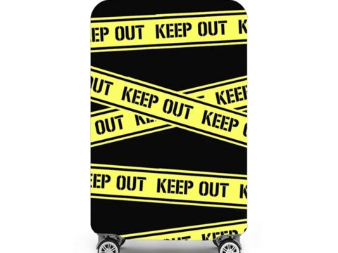Чехол для чемодана, Travelsky, Keep out M, Для чемоданов размером 24"~26", Полиэстер, Мультиколор